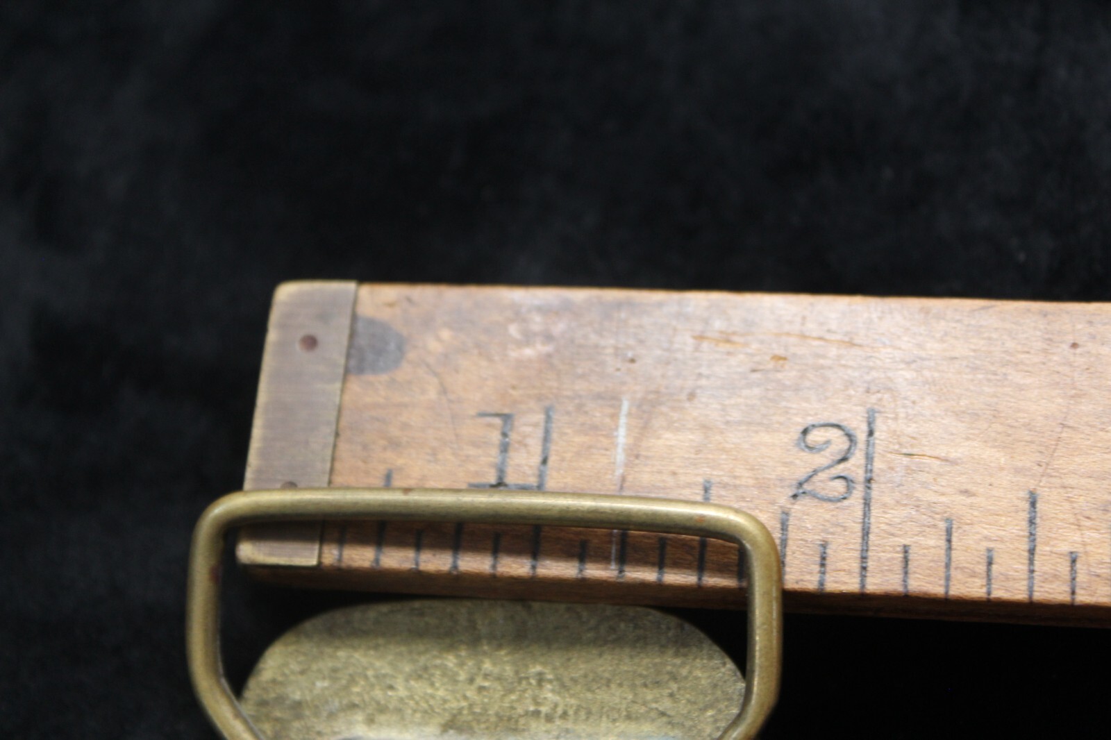 Vntg 1970s Solid Brass Acoustic Guitar Belt Buckle Counry Rock Music Aminco #124