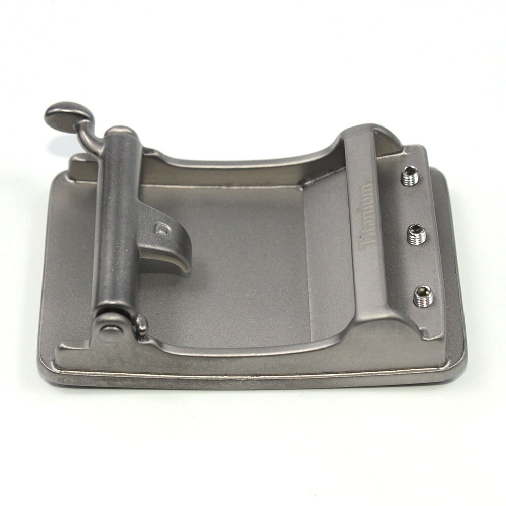 Titanium Anti-allergic Automatic Latch Belt Buckle Fits For 35mm Wide Belt