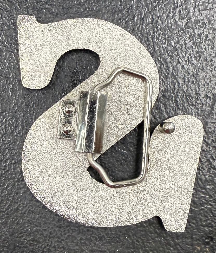 Large “S” Belt Buckle – Bold & Classic Statement Piece!
