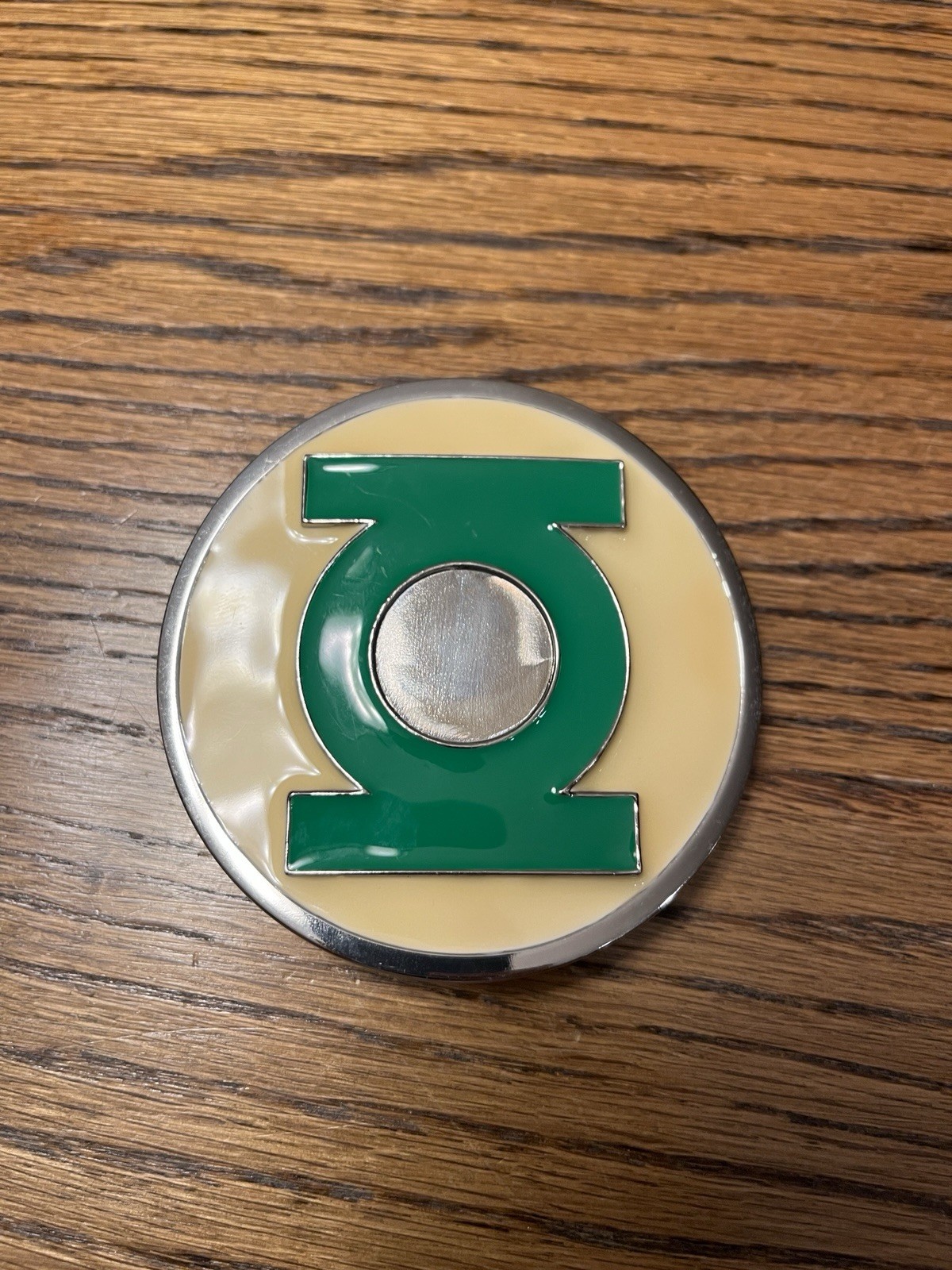 2009 MARVEL Comic HEROES VS VILLAINS And Green Lantern BELT BUCKLE