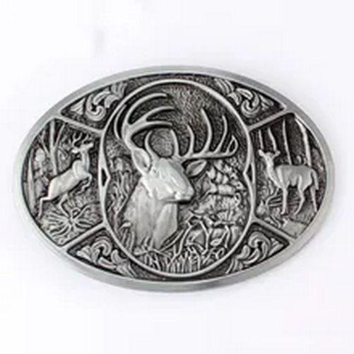 Deer Hunter Buckles – 3.8cm Animal Buckle For Leather Belt Fashion Accessories