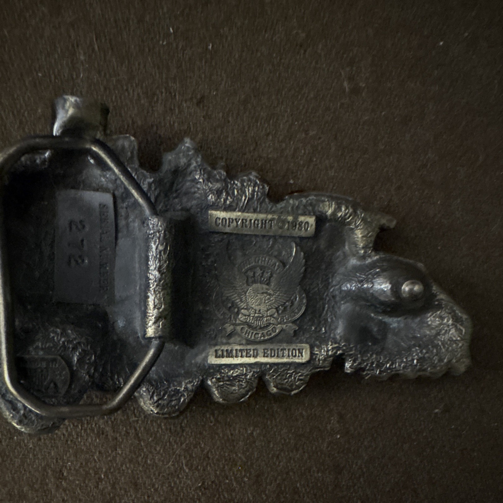 The Great American Buckle Co. Locomotive Train Limited Edition Belt Buckle 427