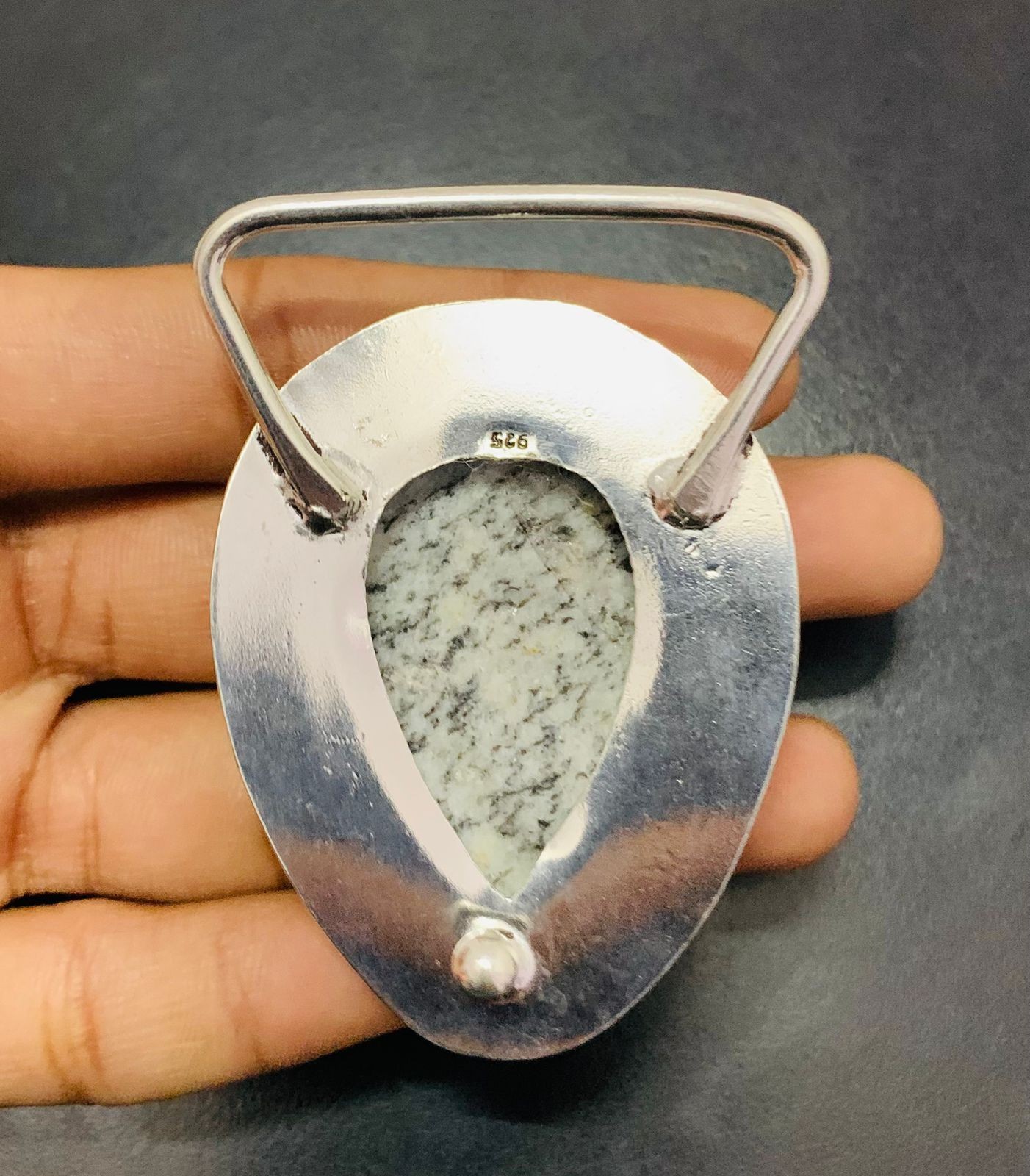 K2 Azurite Gemstone 925 Sterling Silver Handmade Belt Buckles Vintage Gift For