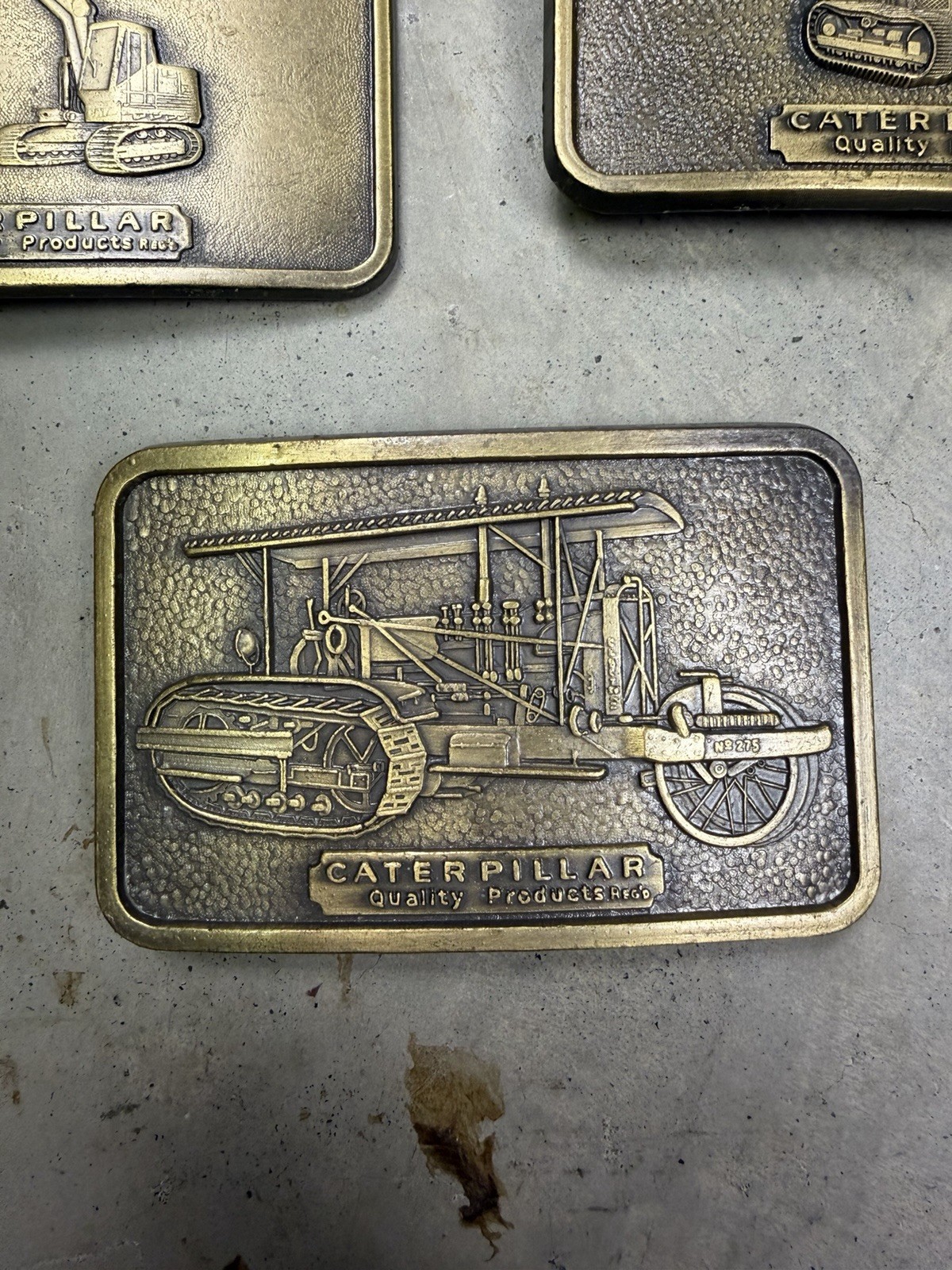 Vintage Caterpillar (CAT) Cowboy Belt Buckle Lot 5