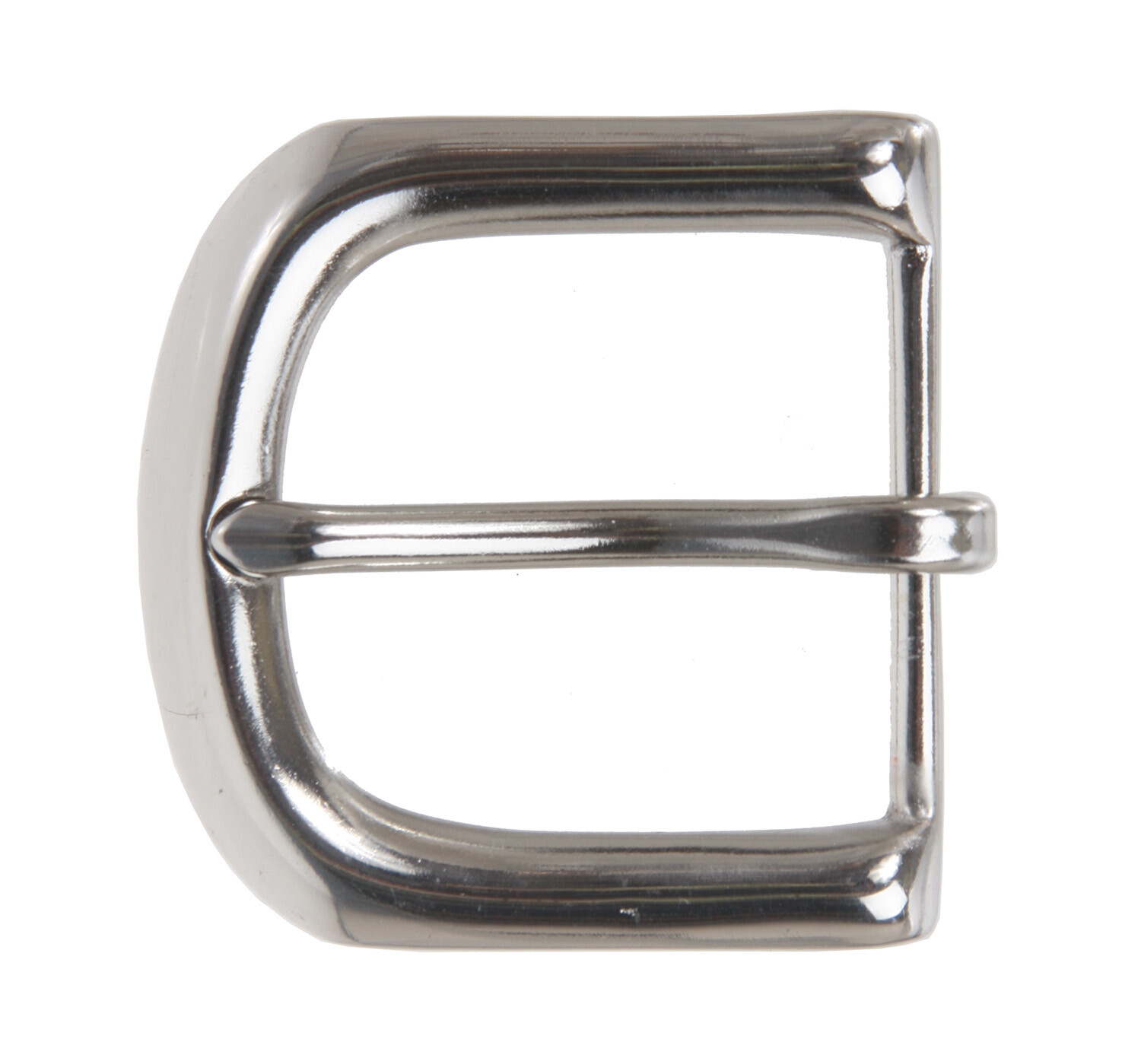1 1/2&Prime; (38 mm) Nickel Free Single Prong Solid Brass Horseshoe Belt Buckle