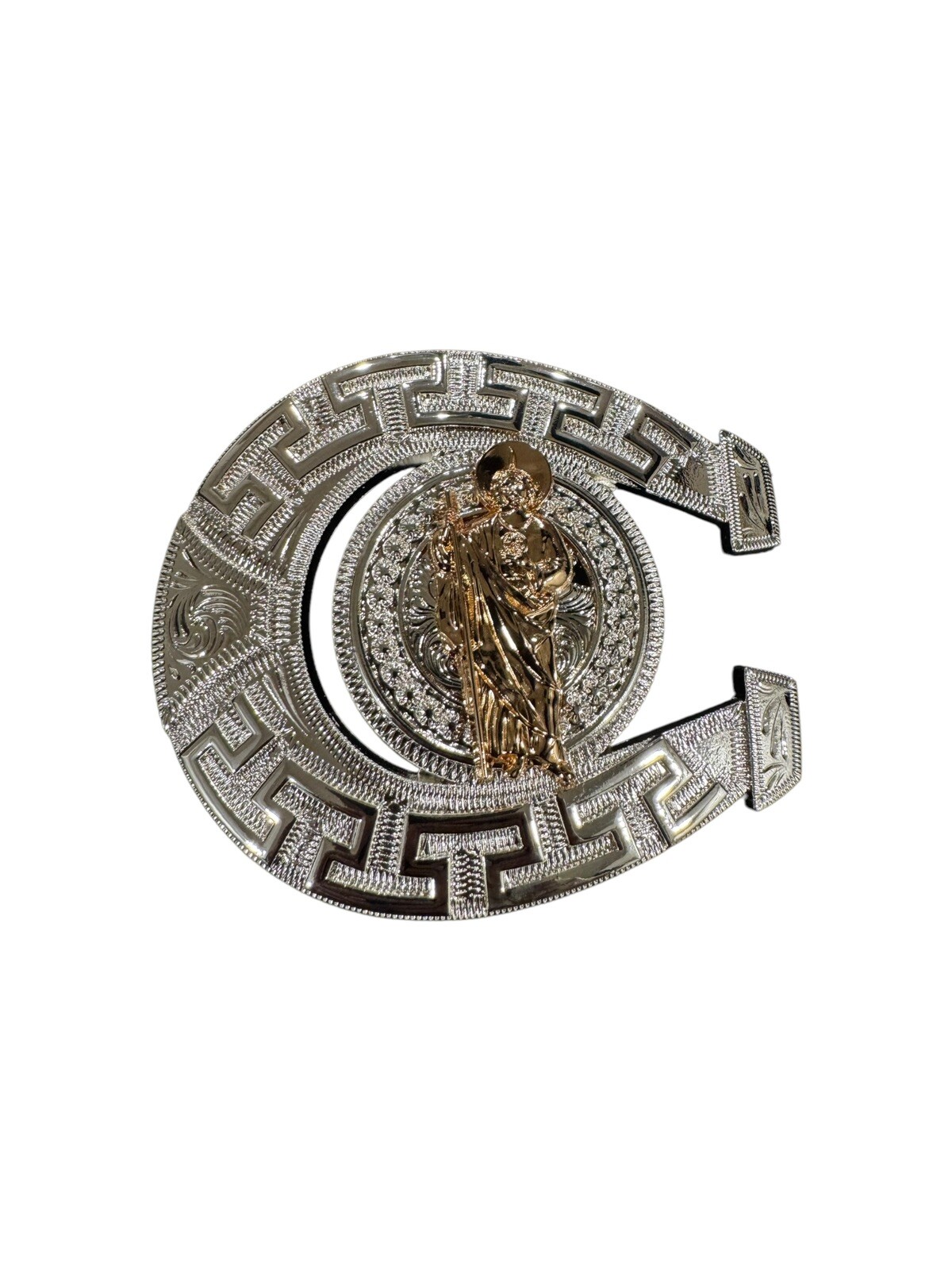Hebilla Vaquera San Judas Tadeo Western Style Cowboy Buckle Saint Judas