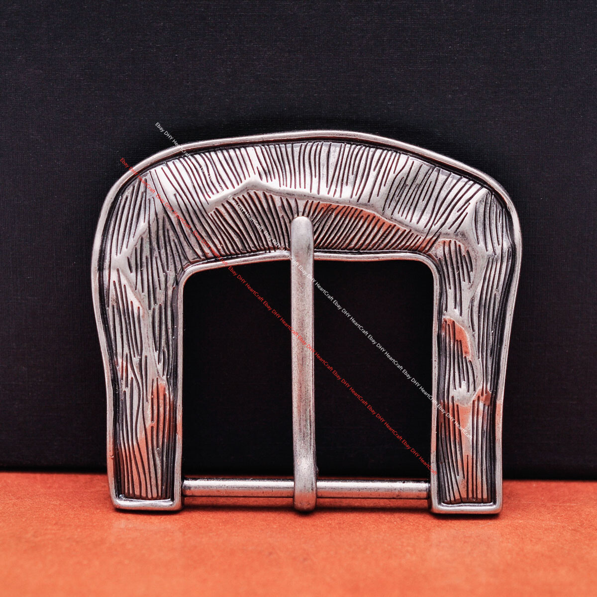 Western Cowboy Leathercraft Wide End Bar Pin Belt Buckle Replacement fits 40mm