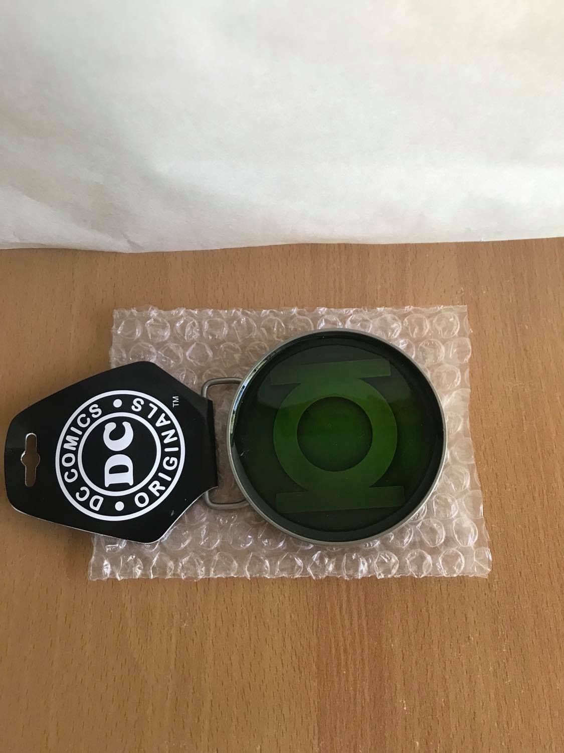 DC Comics: Green Lantern Embelm All Green Circle Belt Buckle *NEW*