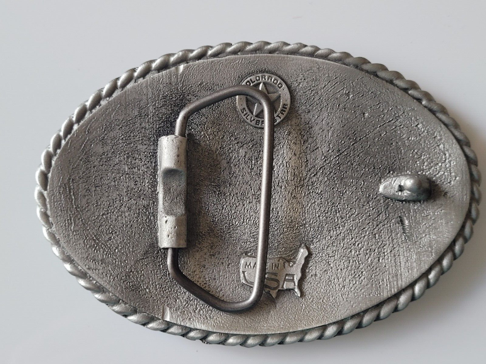 Old West Marshal Dodge City Badge Belt Buckle High Quality Pewter Western Buckle