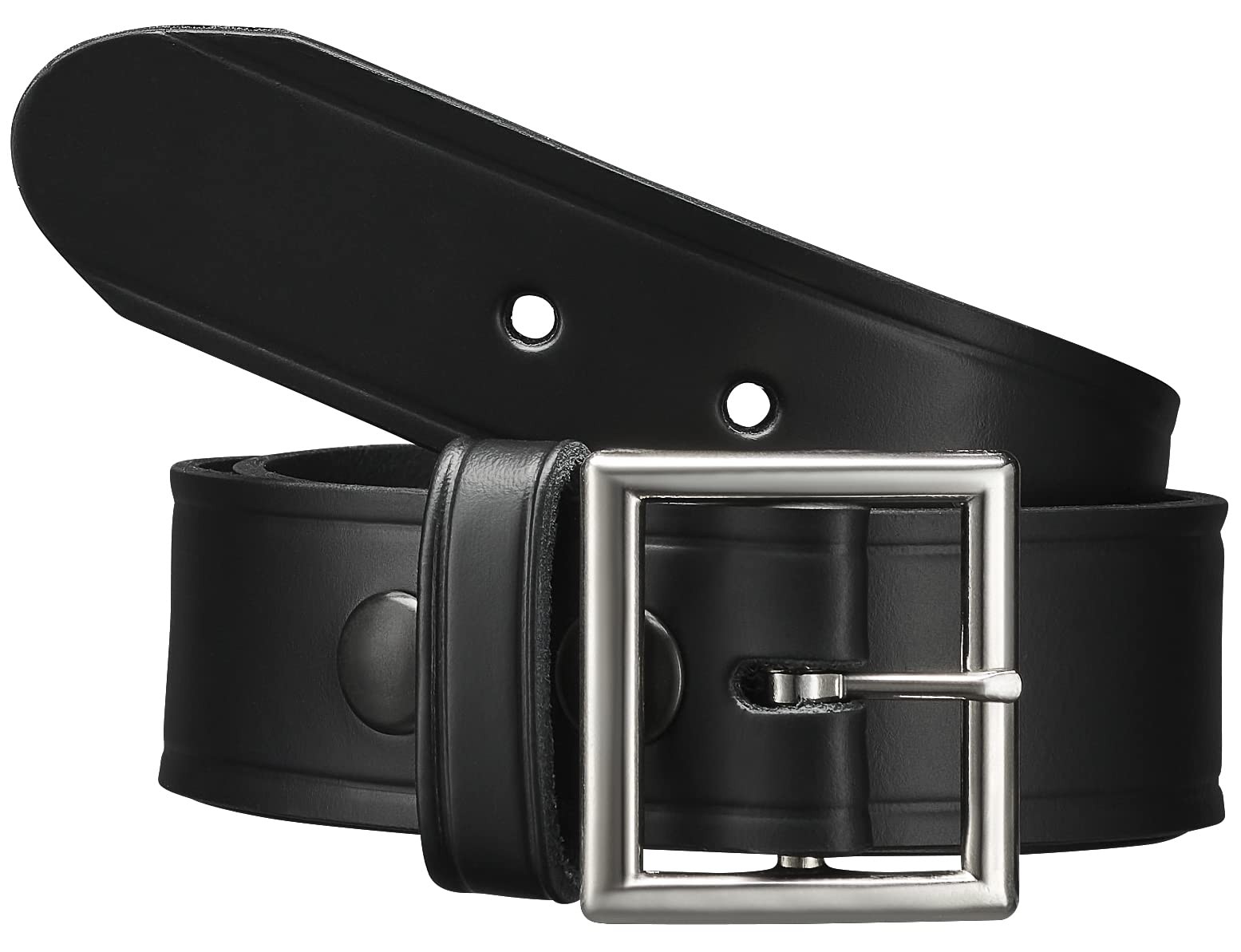 Perfect Fit 1.5 Inch Garrision Genuine Leather Belt American Made 32, Black