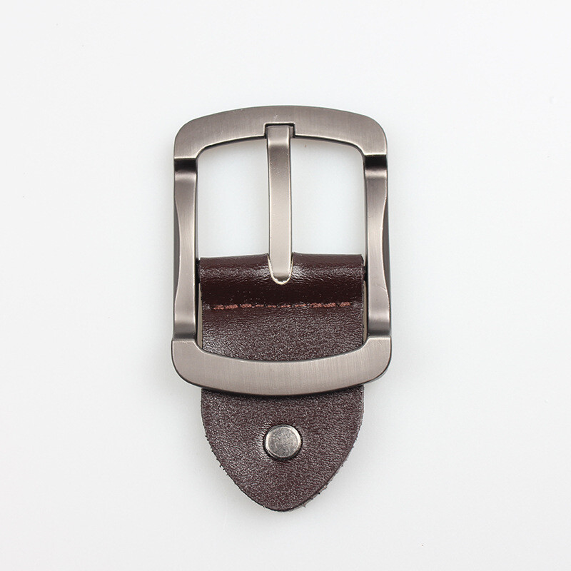 Men Faux Leather Belt Buckle Alloy Pin Buckle Replacement Belt Head Replacement