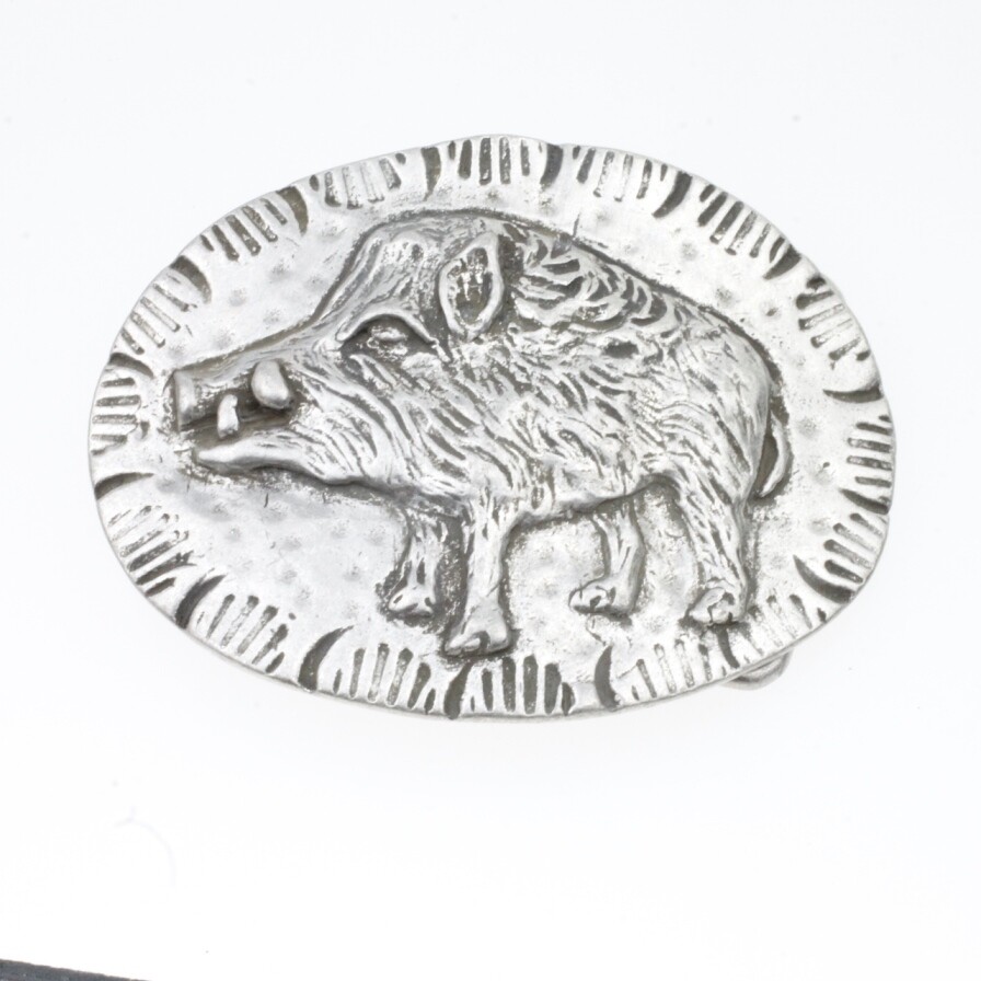 Gürtelschnalle Wildschwein, Trachten Wildschwein Buckle für 4 cm Gürtel gs121