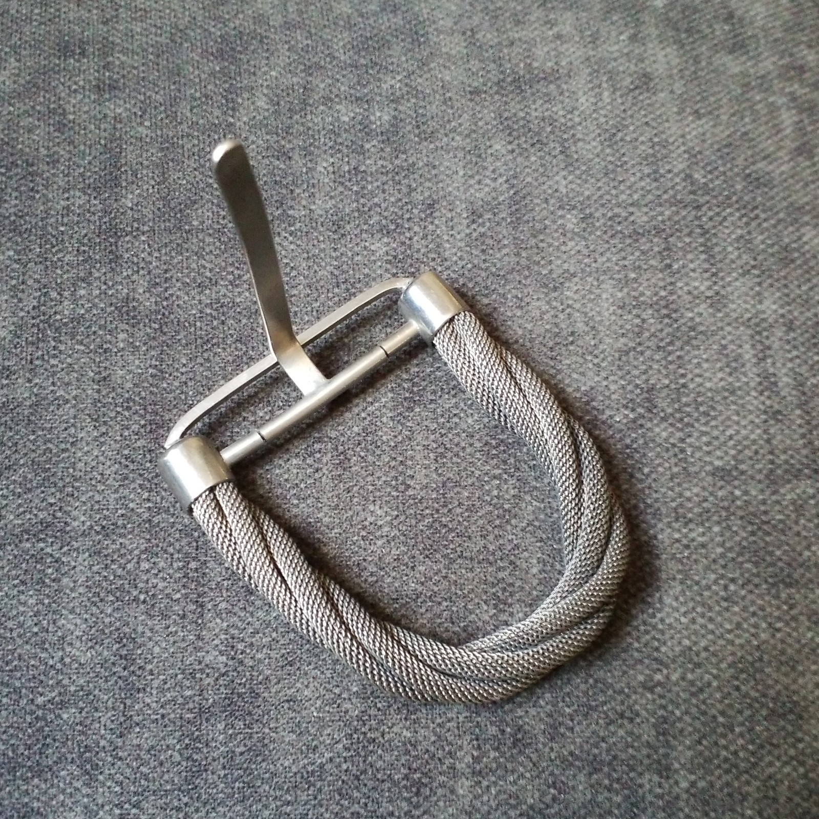 Vintage cool twisted round silver chain Belt Buckle women&rsquo;s or men&rsquo;s