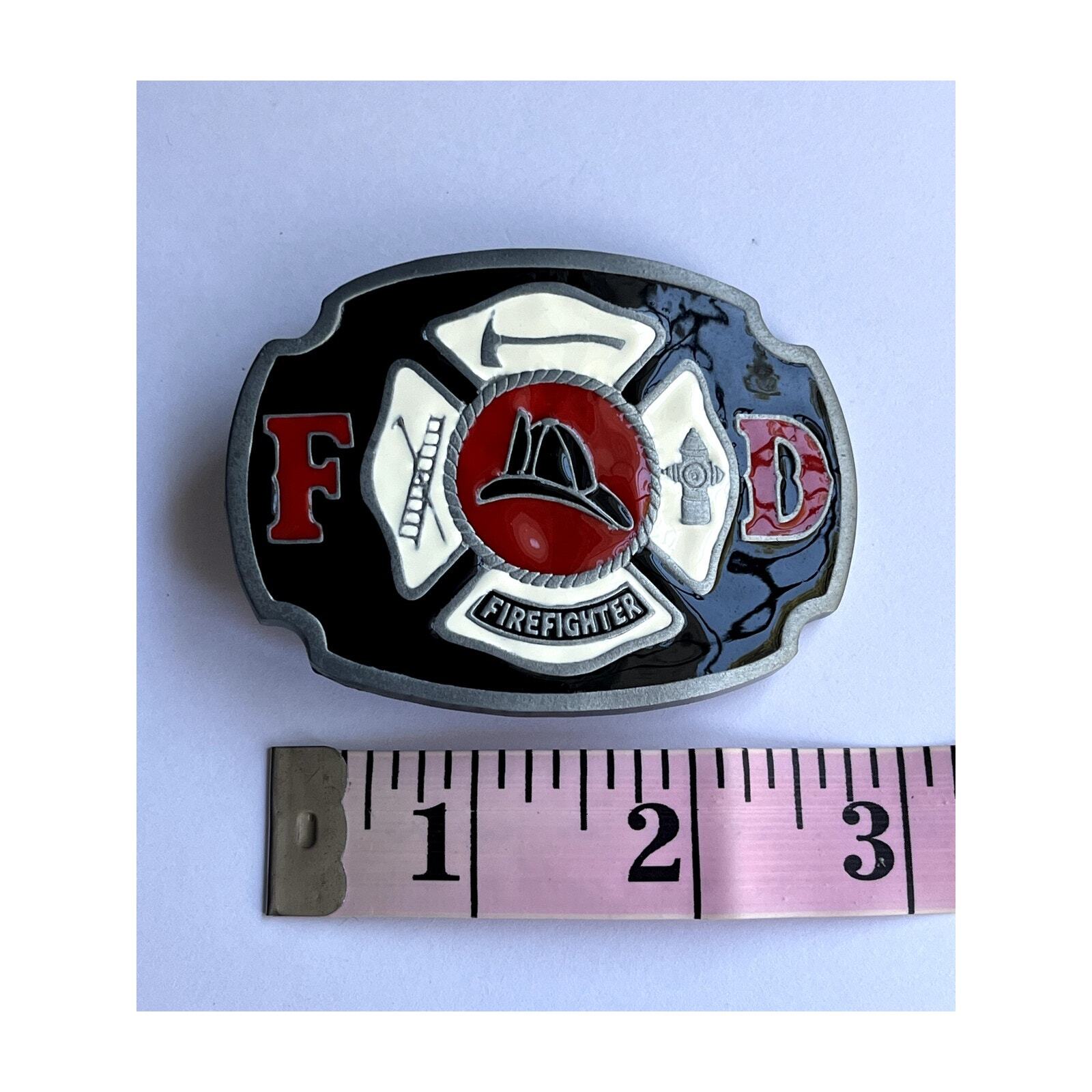 Fire Department FD Firefighter Belt Buckle First Responders NOS