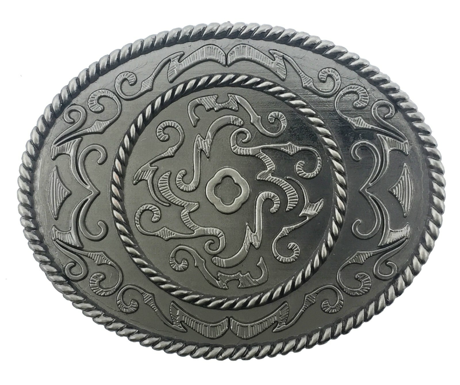 Floral Aztec Design Belt Buckle Men Metal Cowboy Texas Usa Rodeo Western Fashion