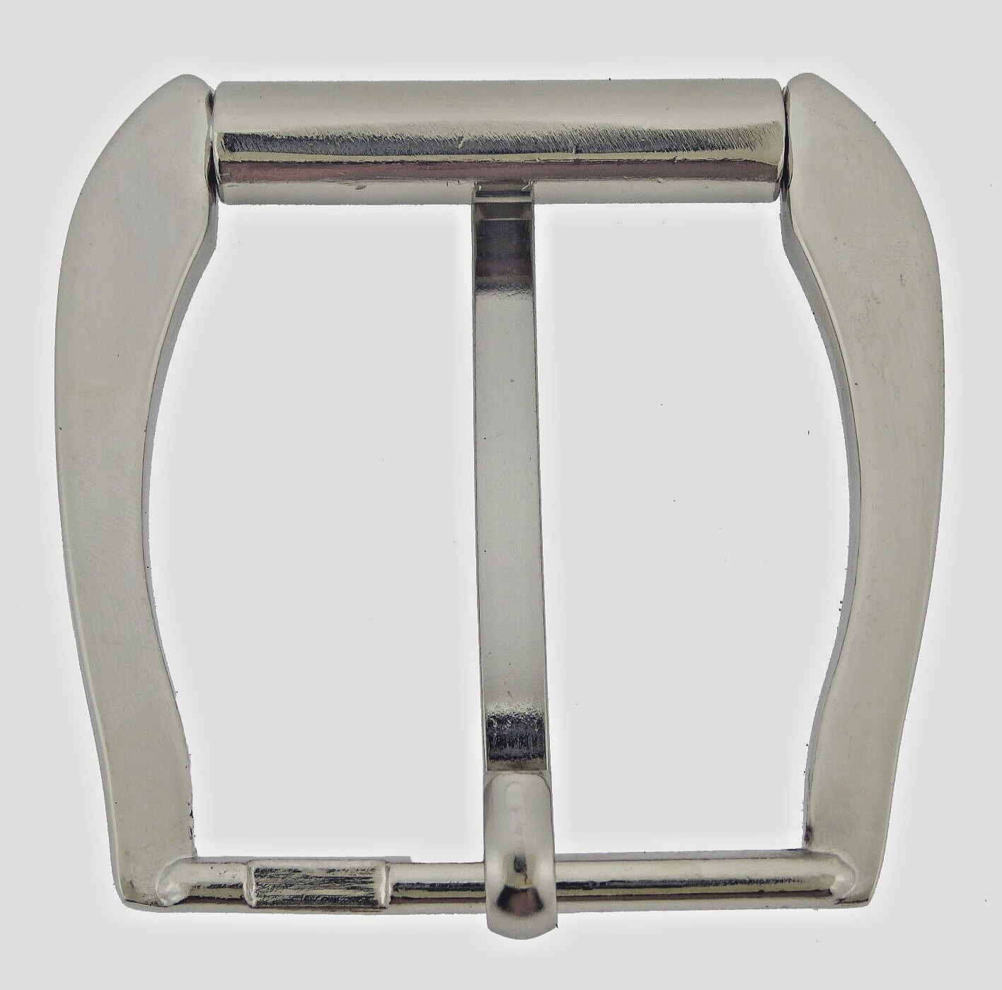 Stainless Steel Belt Buckle Men Pin Belt Buckles Fits For 1.5 inches Belt Silver