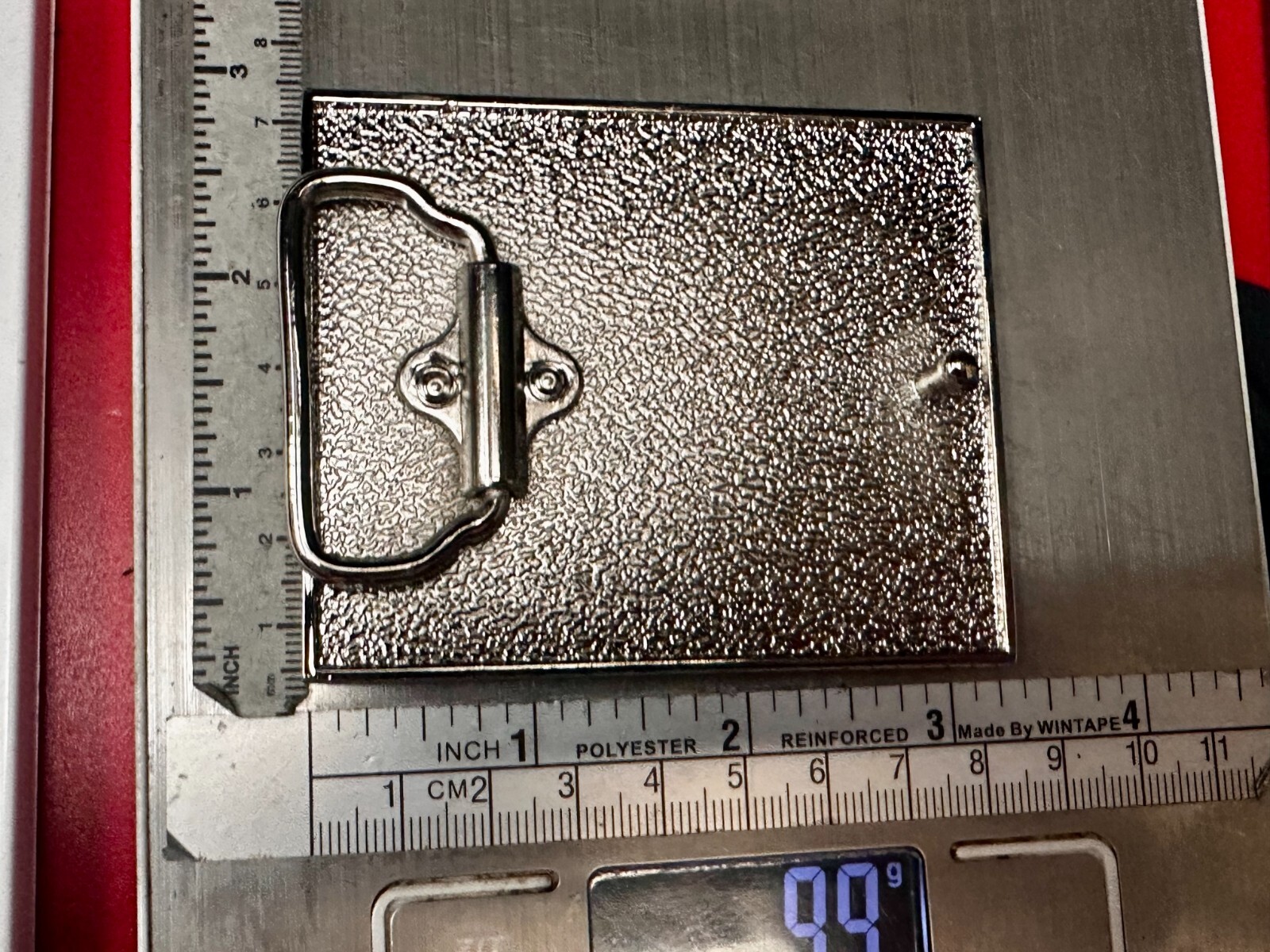 Review Never Established Multi-Colored Enameled TV Bars? Statement Belt Buckle