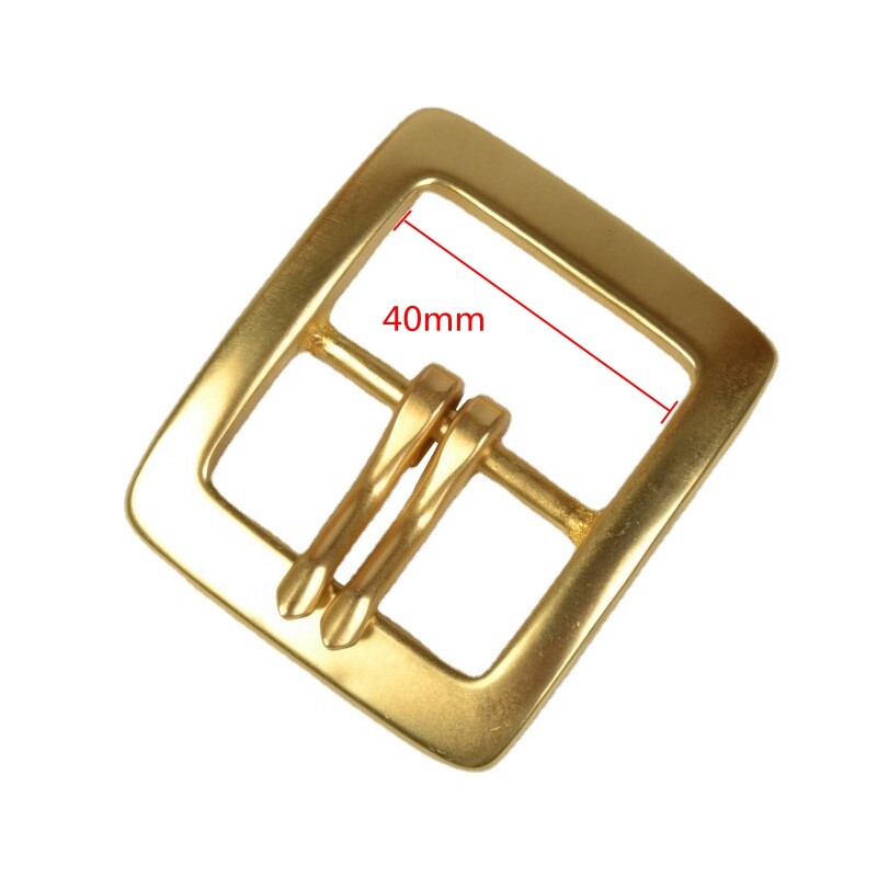 1 X Heavy Duty Solid Brass Double Prong Belt Buckle 40mm(1.5in) Replacement*