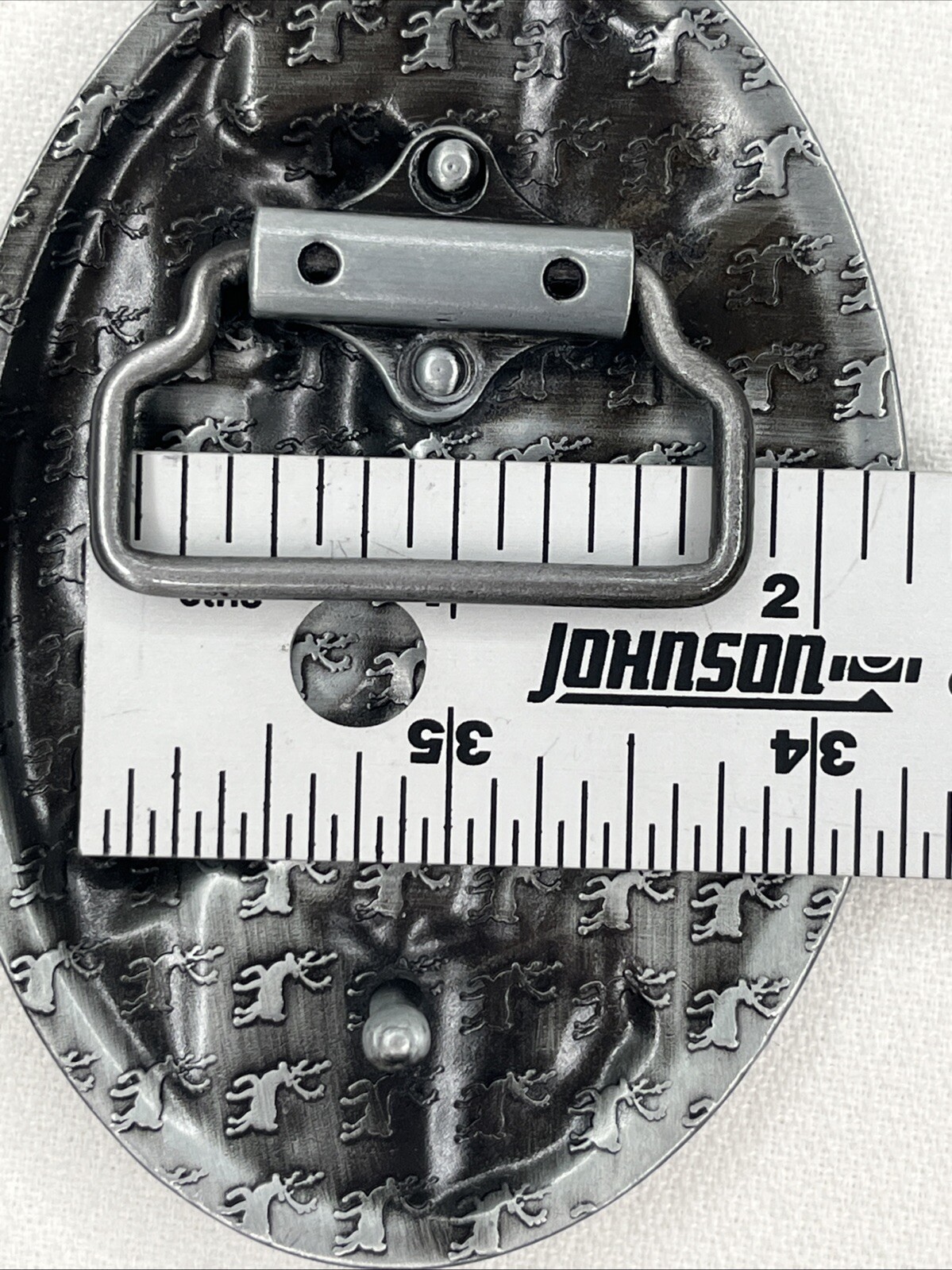 Men’s Silver Deer/Elk Belt Buckle