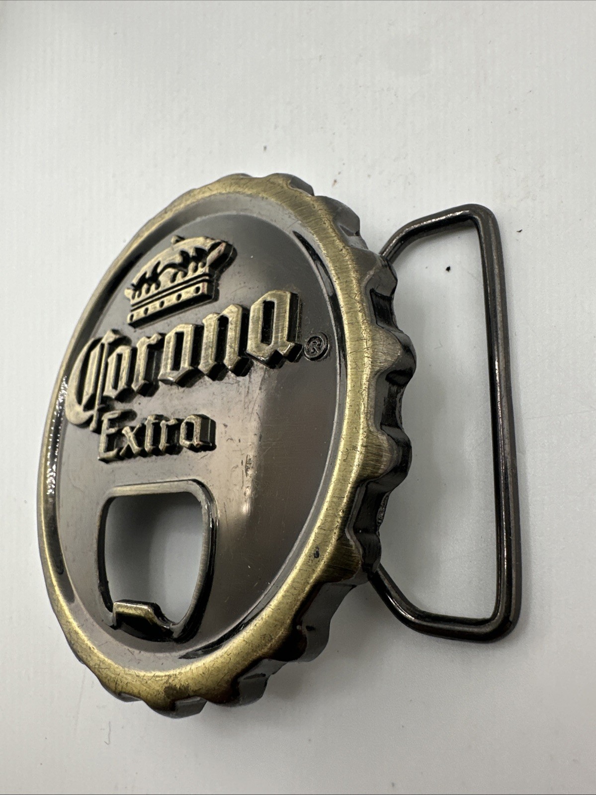 Belt Buckle Corona Bottle Opener Buckle 9.8×6.8cm Suit 4cm Belt Width