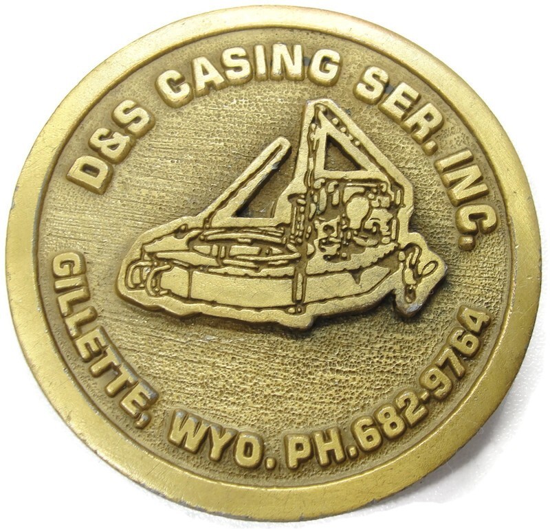 Belt Buckle D&S Casing Service Gillette Wyoming HIT LINE USA