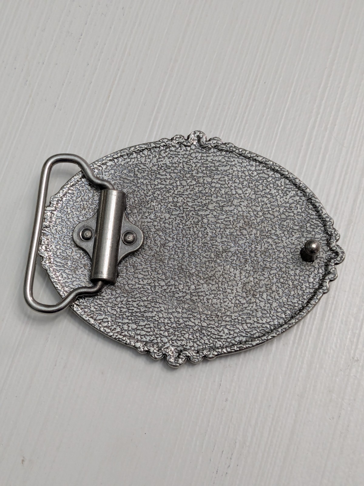 Triple cross zinc alloy belt buckle religious 3.54 in X 2.72 in. western gothic