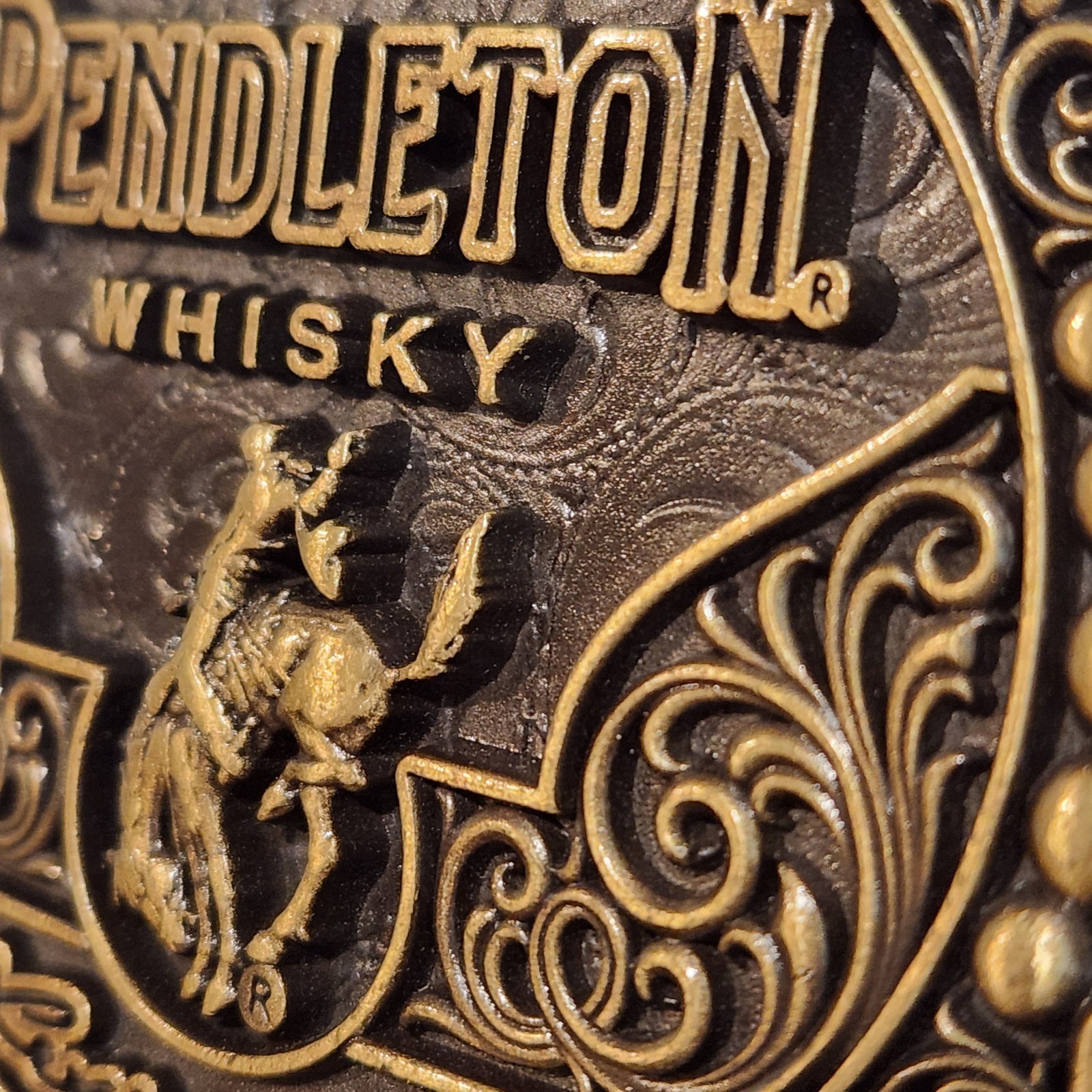 Cowboy Montana Silversmiths Pendleton Whisky 2024 Let&rsquo;er Buck Limited Edition