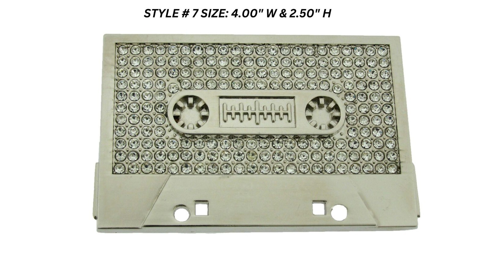 Cassette Player Tape Old School Music Retro Belt Buckle Boom Box Blaster Ghetto