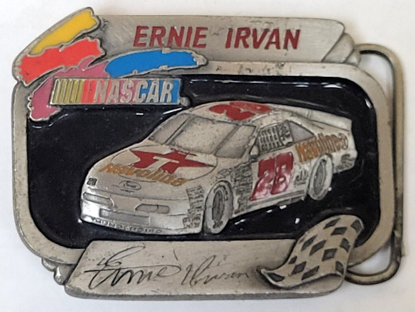 NASCAR Belt Buckle – Ernie Irvan – Texaco – Havoline