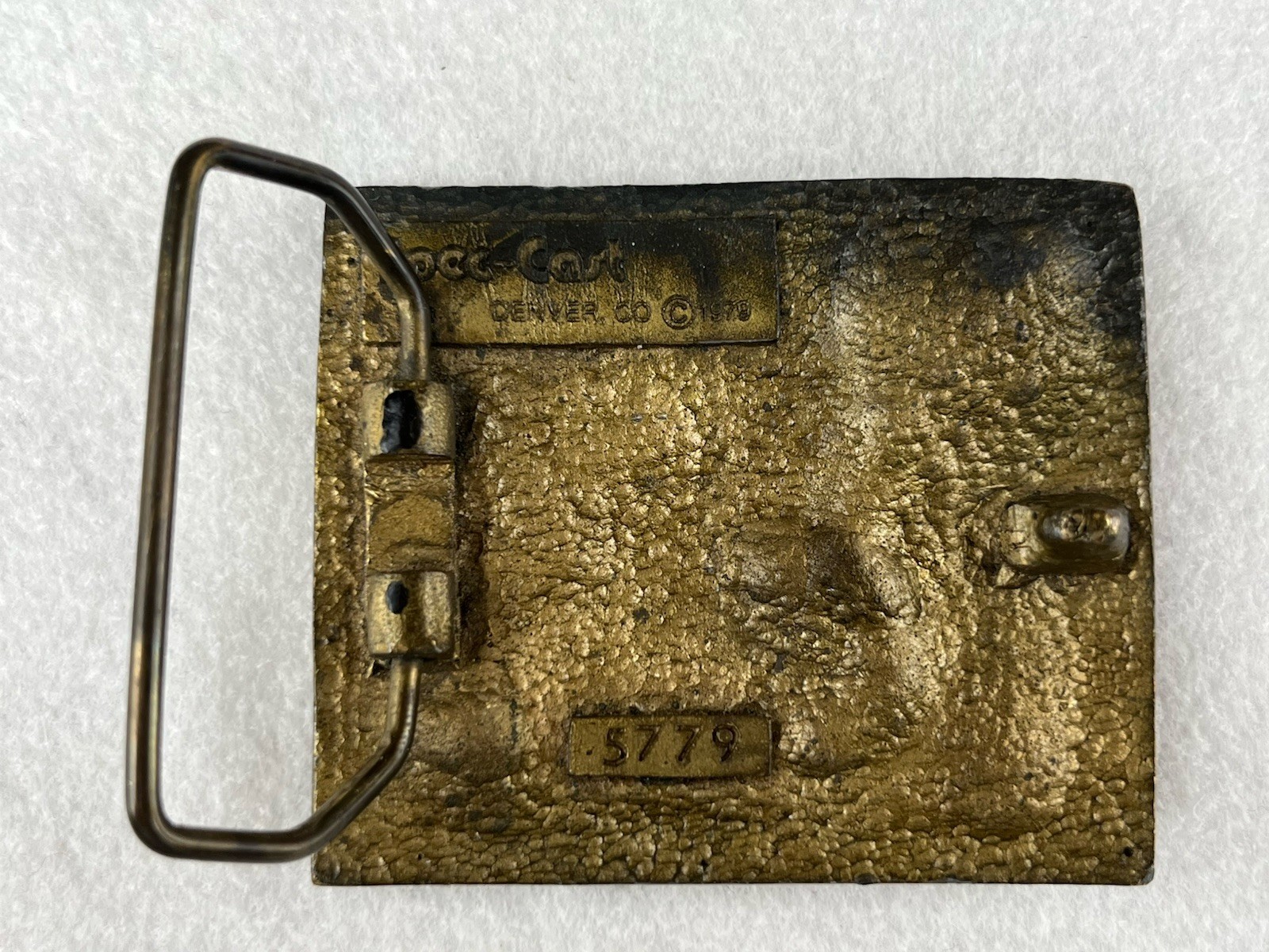 Handmade 1979 American Eagle Wyoming Belt Buckle by SPEC CAST 5779