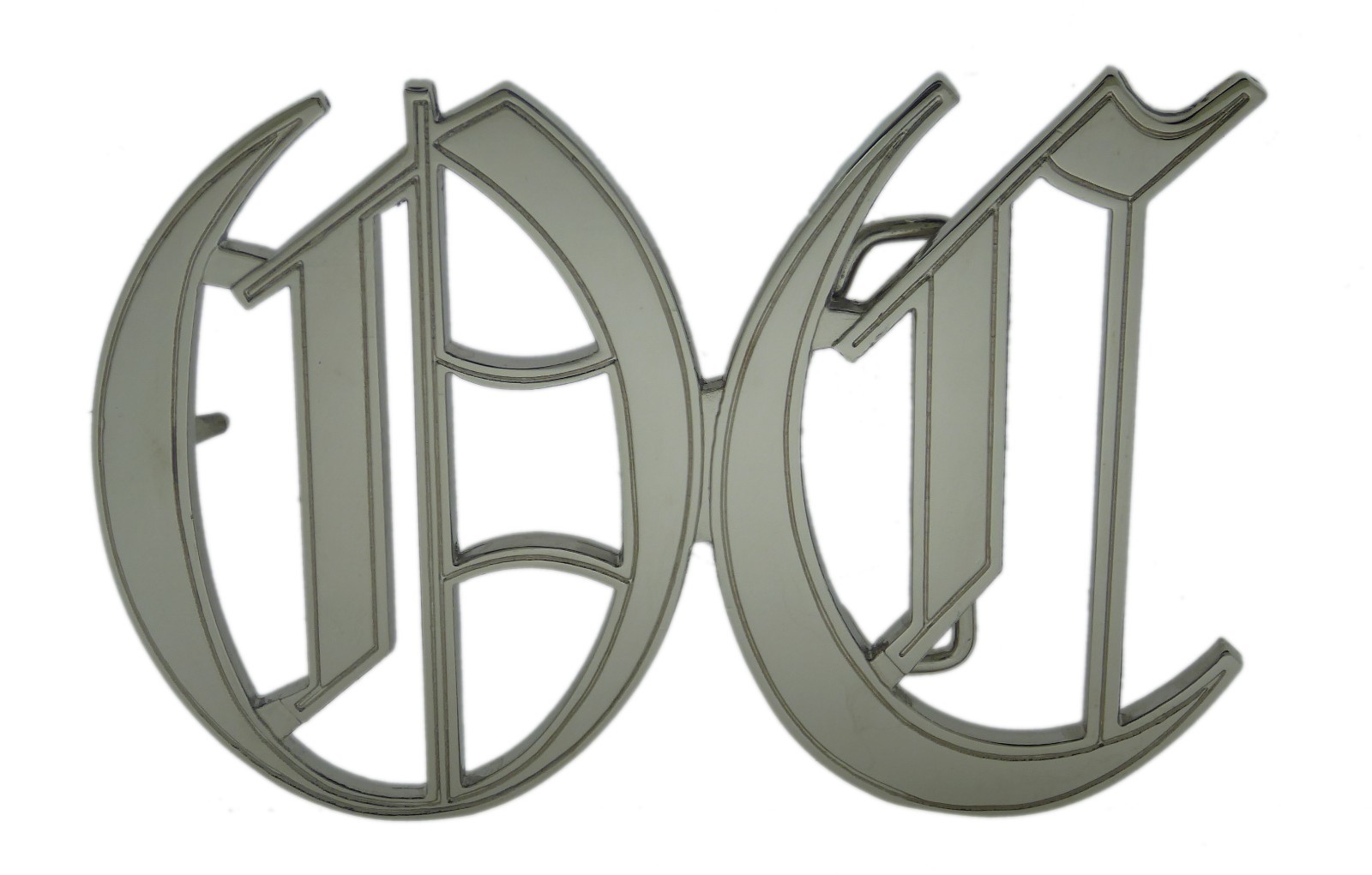 Old English Style Initials Los Angeles New York Las Vegas Men Women Belt Buckles