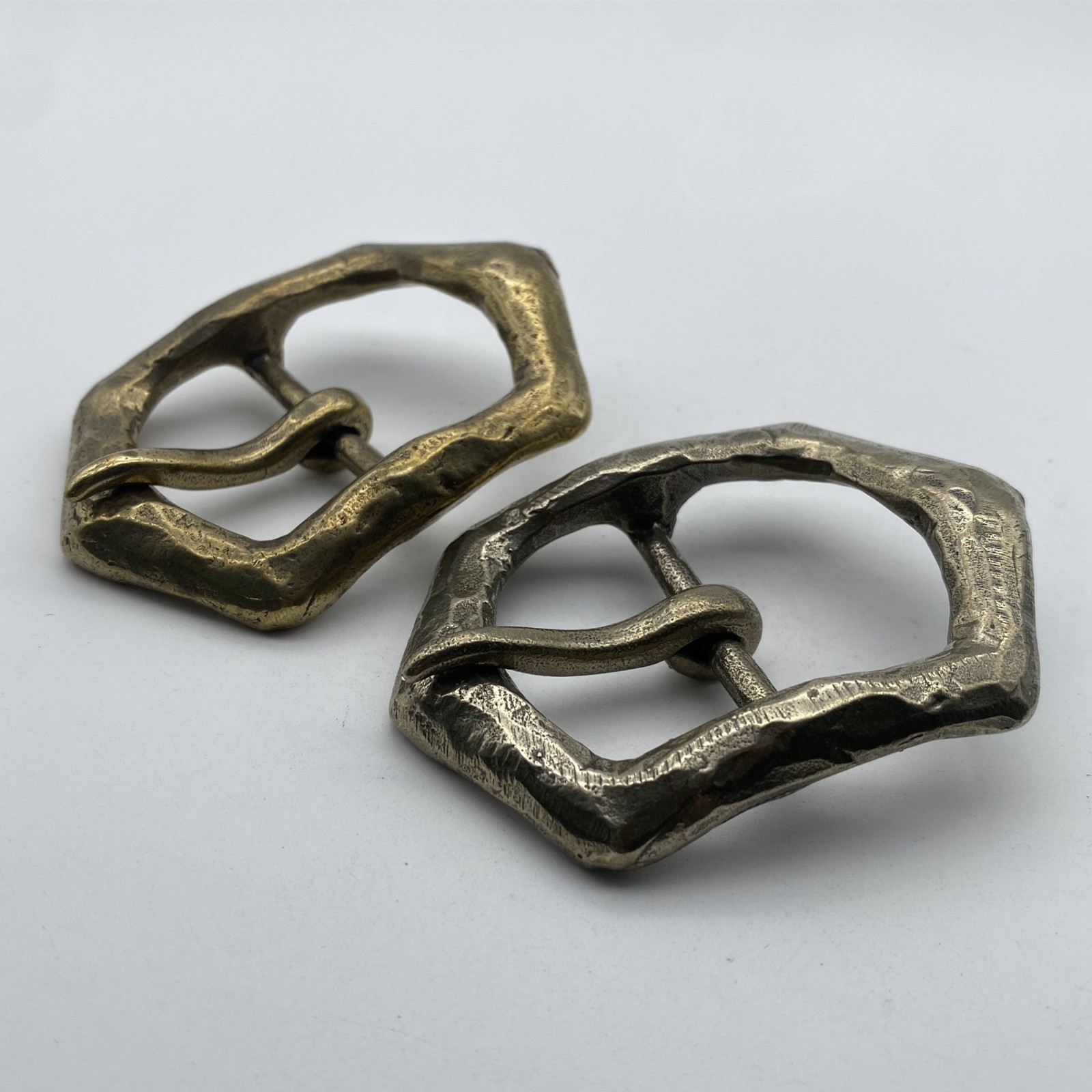 Antique Copper Casted Buckle,Retro Brass Plain Buckle
