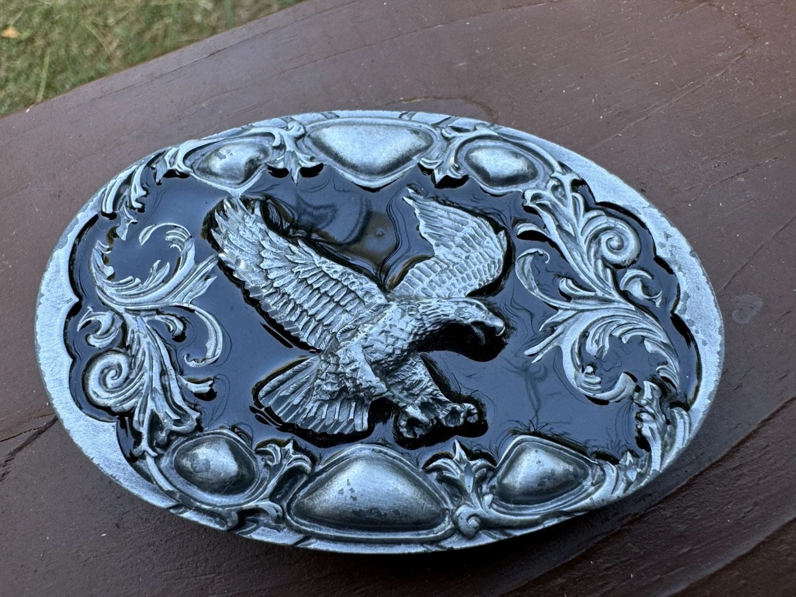 Arroyo Grande Buckle Co. Eagle Western Belt Buckle 1992 A 99 Made in USA