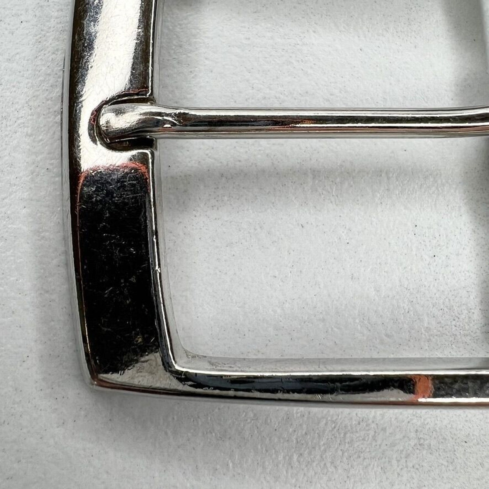 Silver Tone Simple Basic Belt Buckle