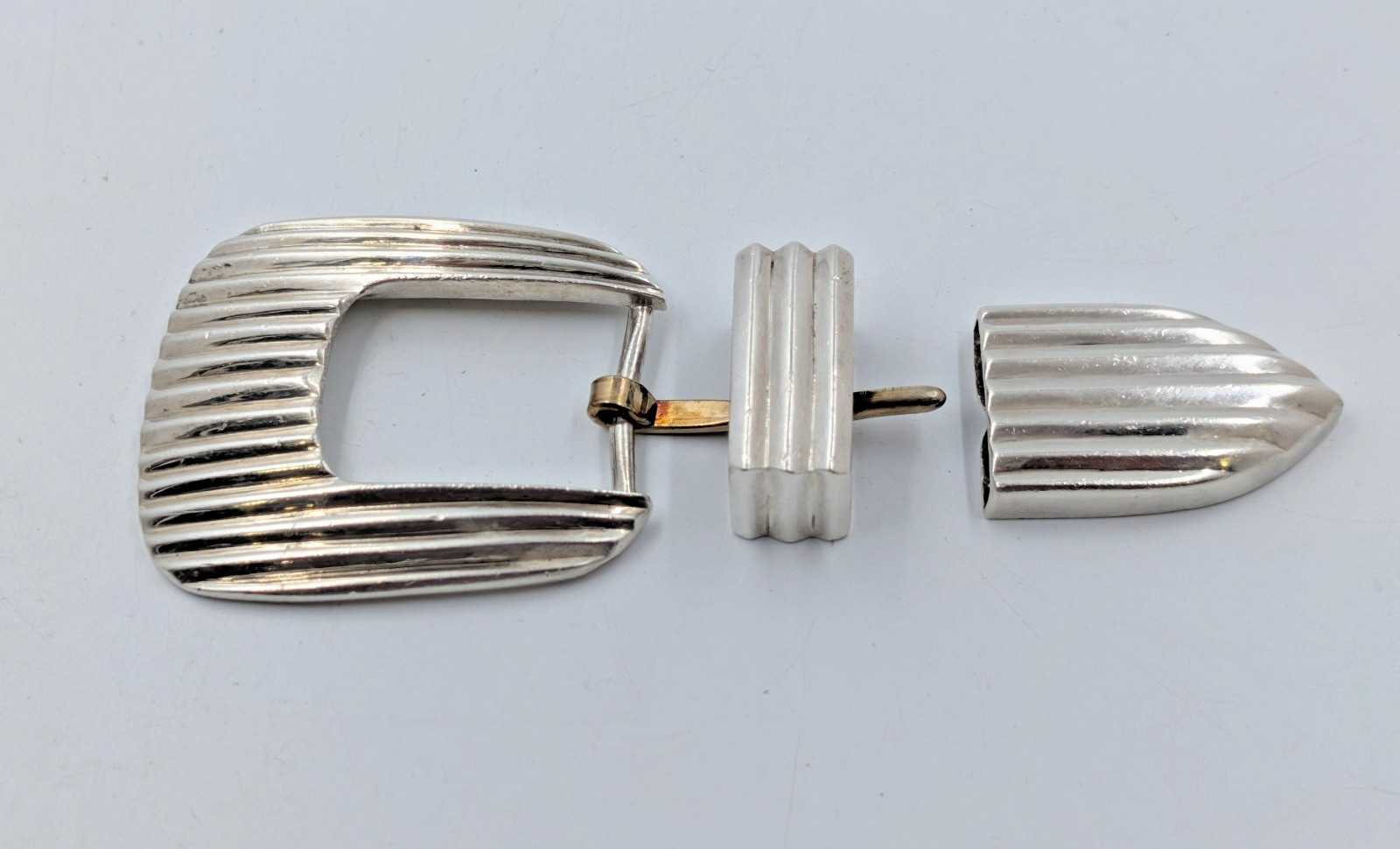 DOUGLAS MAGNUS Santa Fe 925 Sterling Silver Heavy Belt Buckle 79.30Grams