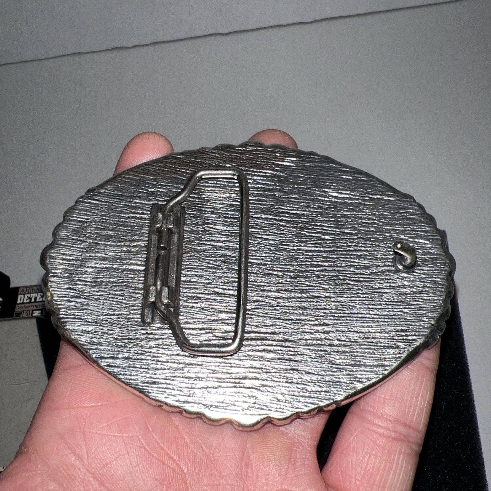 We The People Stainless Steel Heavy Duty USA Red Blue US Flag Belt Buckle