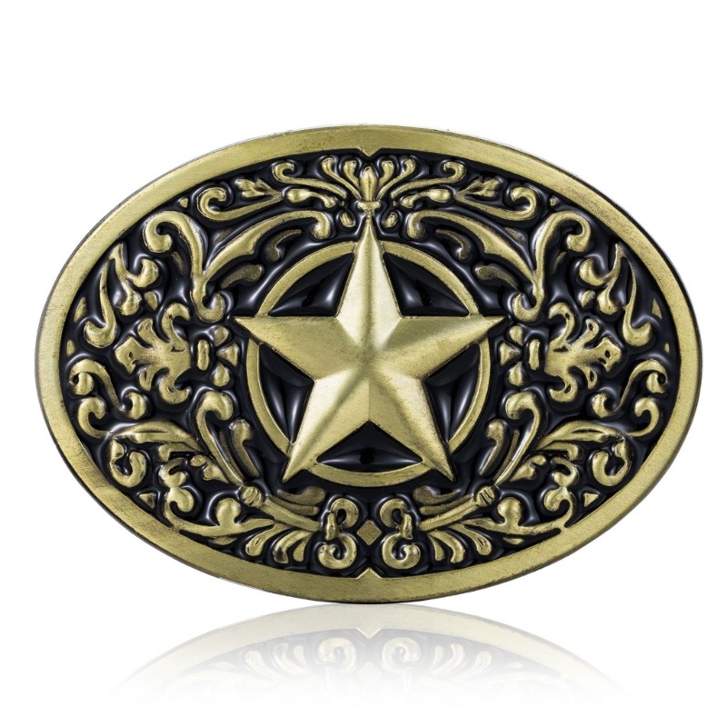Men Fashion Belt Buckle Multiple Type Metal Relief Teens Rock Waist Belt Buckle