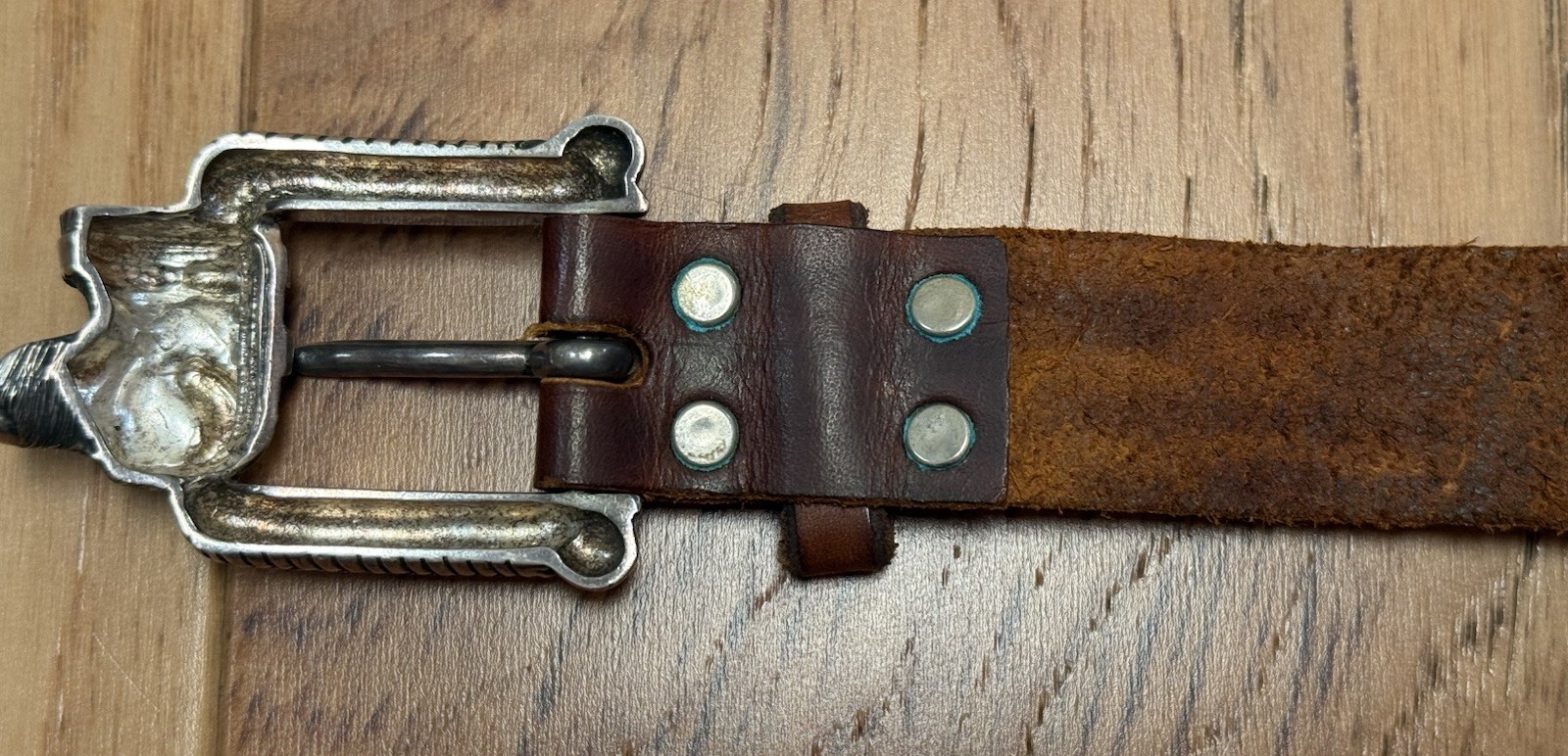Vintage Barry Kieselstein Cord Sterling Silver Labrador Dog Belt Buckle Bracelet