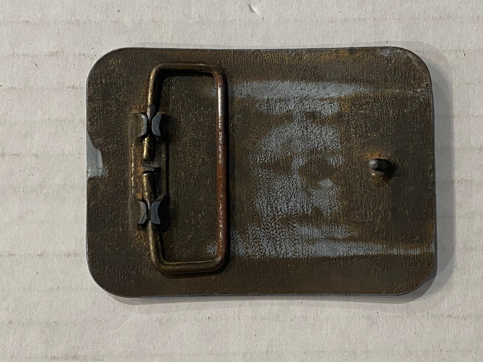 Vintage “Keep On Trucking Express” Rare Brass Belt Buckle
