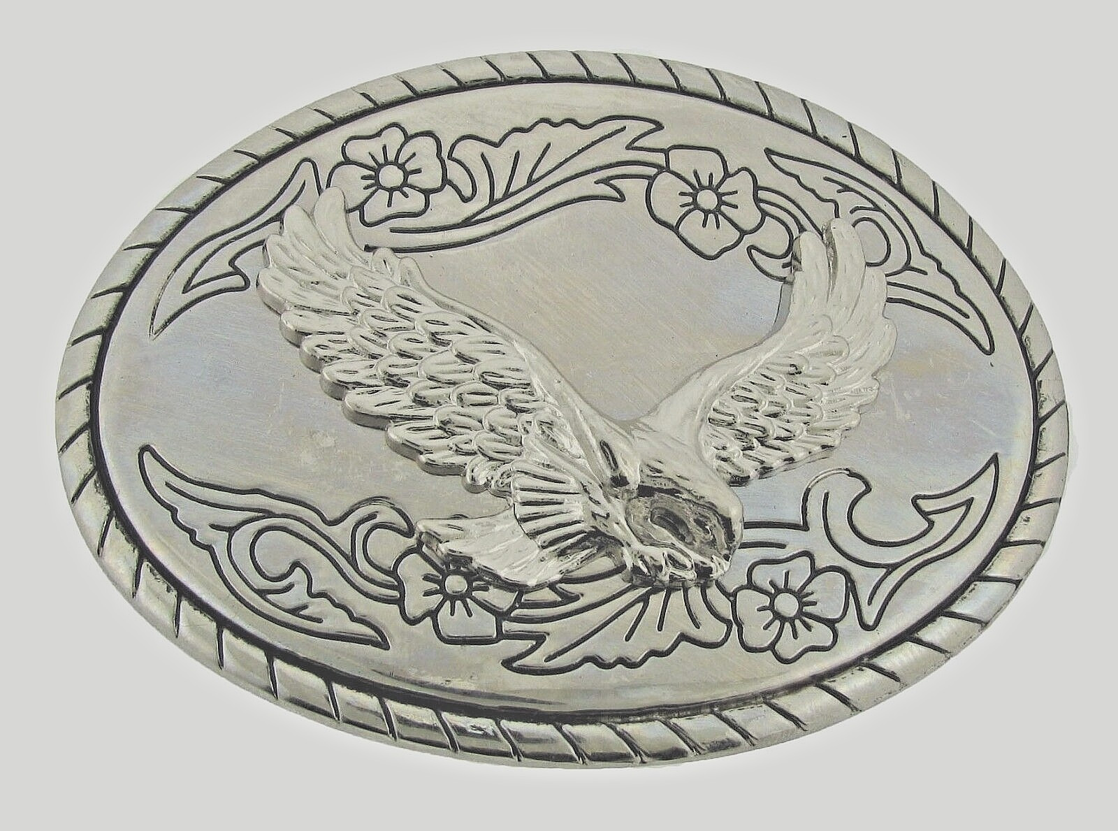 Eagle Belt Buckle New Men Women Western Style Cowgirl Cowboy Rodeo Silver Metal