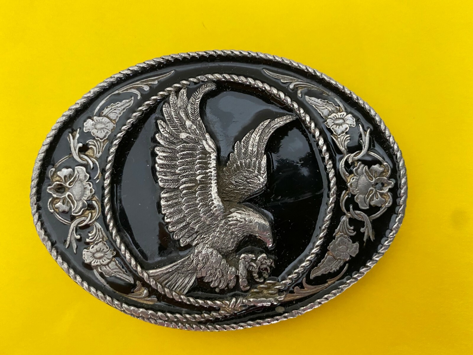 1991 SISKIYOU BELT BUCKLE G-5 EAGLE VERY NICE