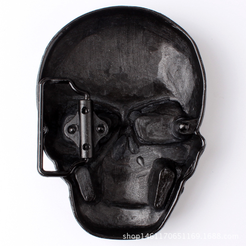 Skull Men&rsquo;s Belt Buckle Western Cowboy Native American (SK-01)