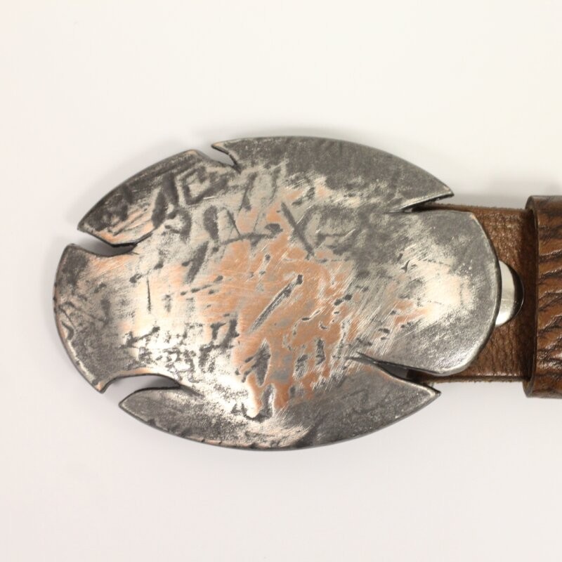 Oval Belt Buckle with Break Edges – Heavy Duty Urban Look Sport Design