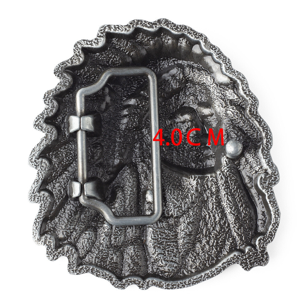 Skull scalp buckle men&rsquo;s western cowboy motorcycle riding