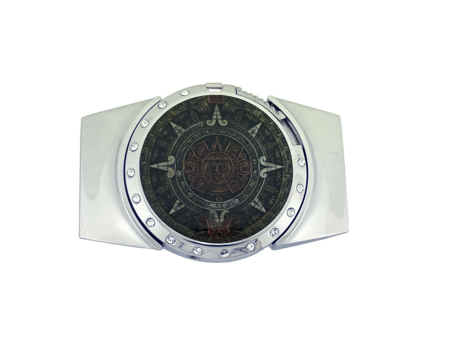 Aztec Calendar REMOVABLE LIGHTER & Belt Buckle Combo New Mayan Western Rodeo
