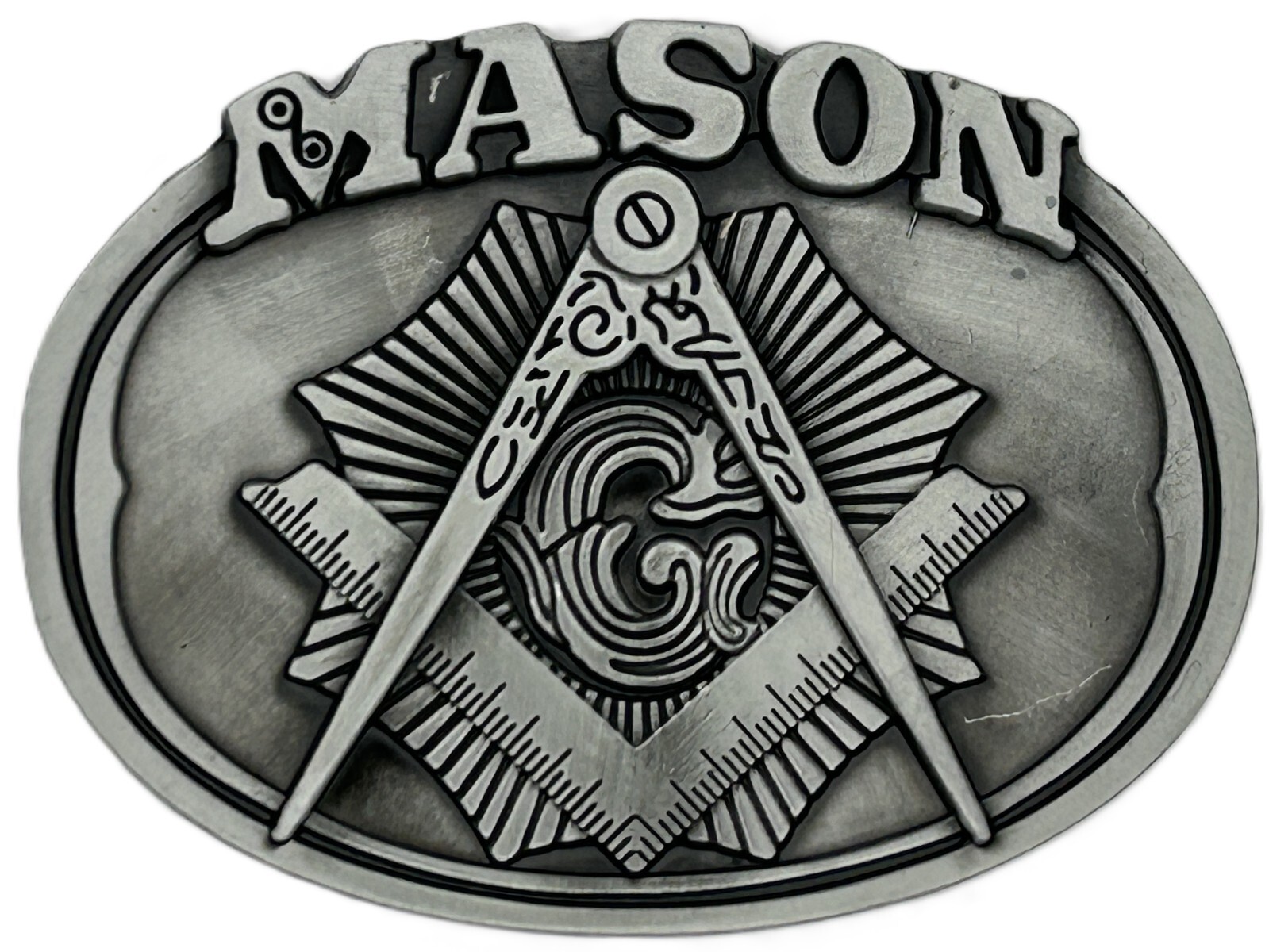 Mason Freemason Masonic Pewter Belt Buckle New