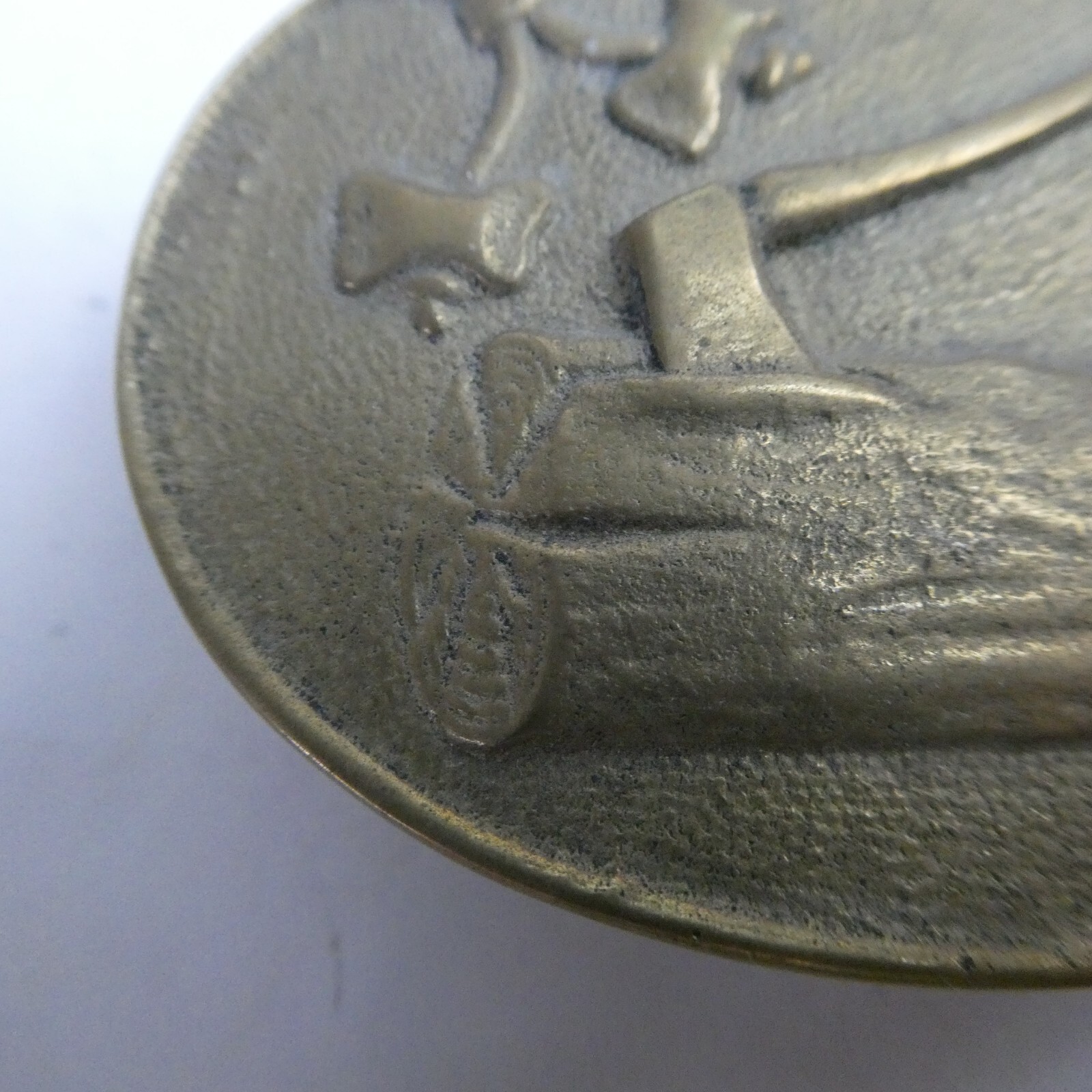 Vintage Boy Scouts of America Wood Badge Buckle BSA Beads Axe RARE HTF Scarce