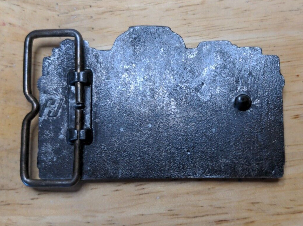 Fujica Fuji AX-5 Belt Buckle SLR 35mm Film Camera Belt Buckle Single Prong Vtg