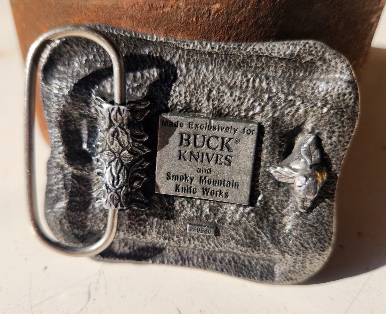 Vintage Buck Knives Four Generations Limited Edition Belt Buckle Smoky Mountain