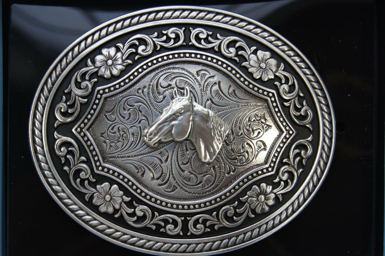 Nocona Horse Head Western Belt Buckle HORSE 37711